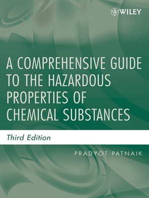 cover image of A Comprehensive Guide to the Hazardous Properties of Chemical Substances